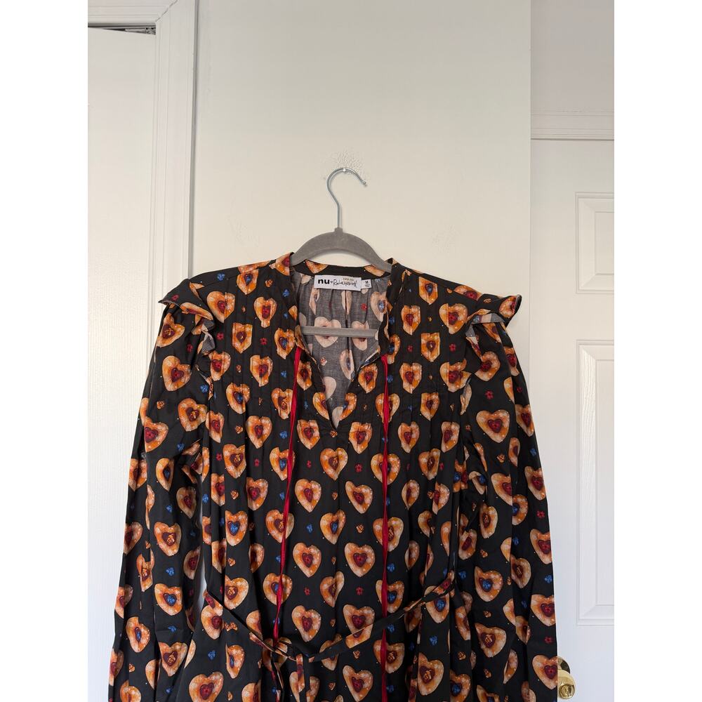 Nuuly x Rachel Antonoff Laura Sugar Cookie Mini Dress - Picture 4 of 4